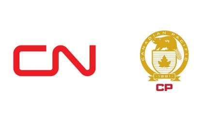 CN CP Rail logos